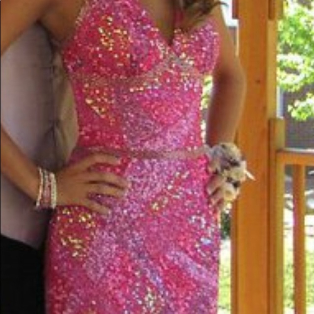Pink prom/formal dress
